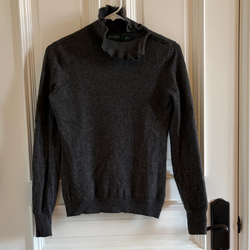 Ralph Lauren Dark Gray Turtleneck Sweater